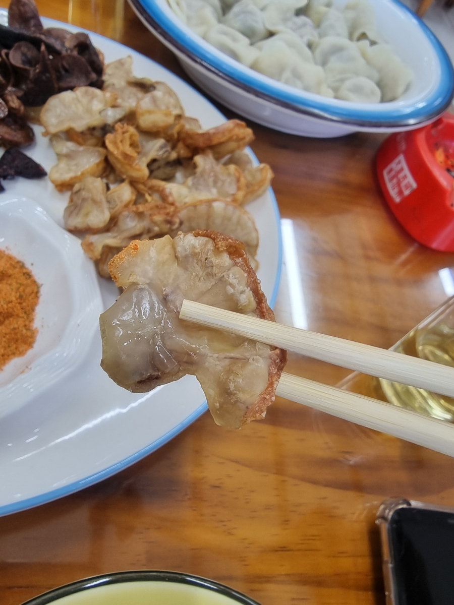 대련 만둣집 - 福源饺子城 푸위안만두성 : 독특한 삼치만두와 도래창도 맛봤네요~!