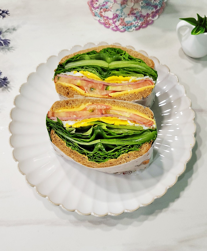 토마토 햄치즈샌드위치 만들기 BLT샌드위치 식빵 간식 메뉴