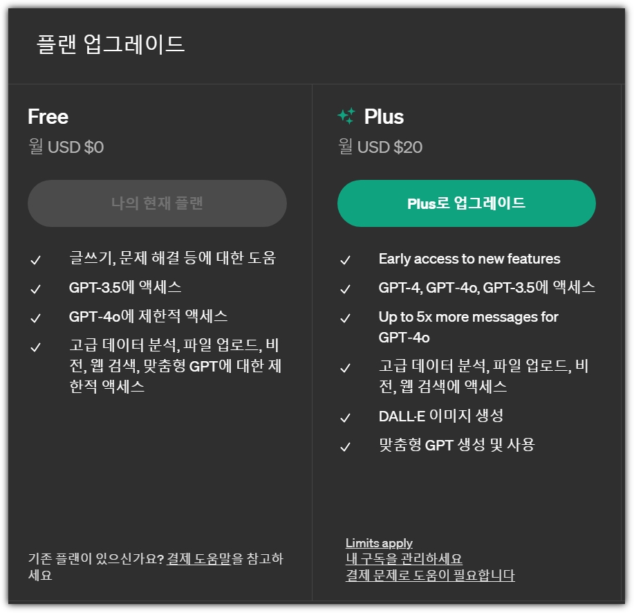 챗GPT-4o 무료 사용방법, 이용 한도, 계정 공유 가능할까?