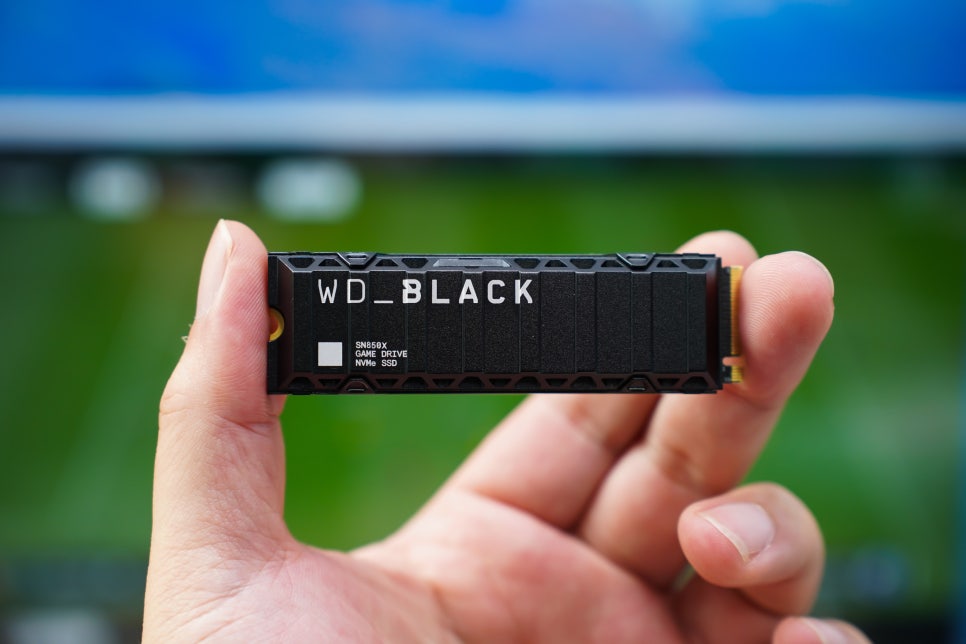 웨스턴디지털 M2 WD_BLACK SN850X NVMe SSD 히트싱크(방열판) 리뷰