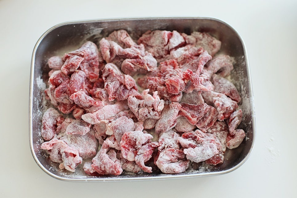 소고기 찹스테이크 만들기 소고기 등심 요리 찹스테이크 소스 레시피