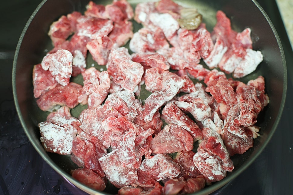 소고기 찹스테이크 만들기 소고기 등심 요리 찹스테이크 소스 레시피