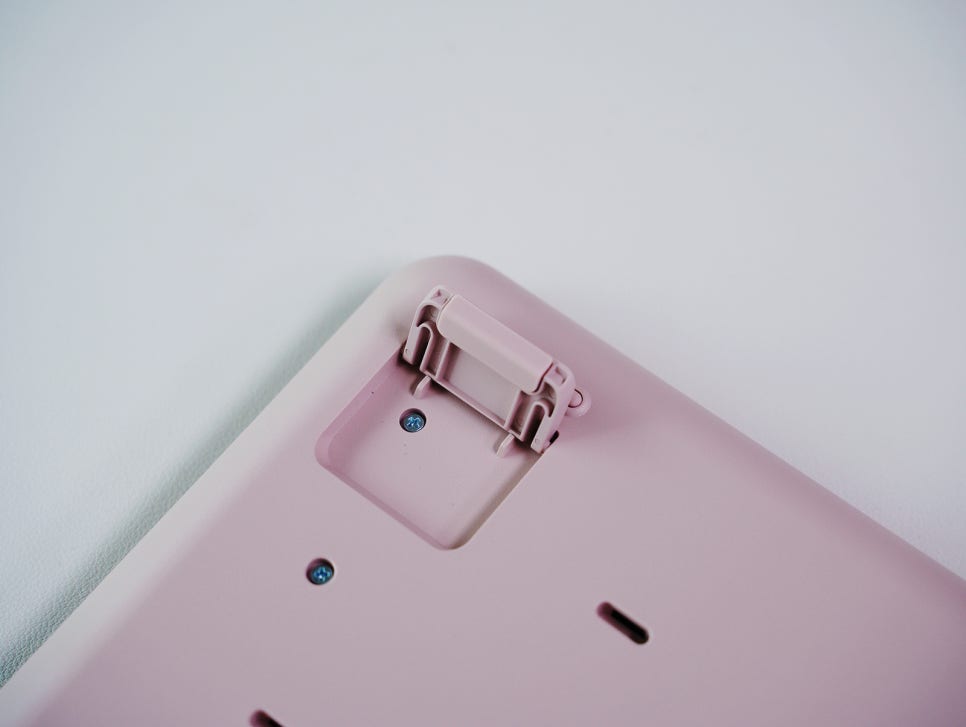 블루투스 키보드 로지텍 Wave Keys 핑크 인체 공학 디자인, 맥북 무선 연결