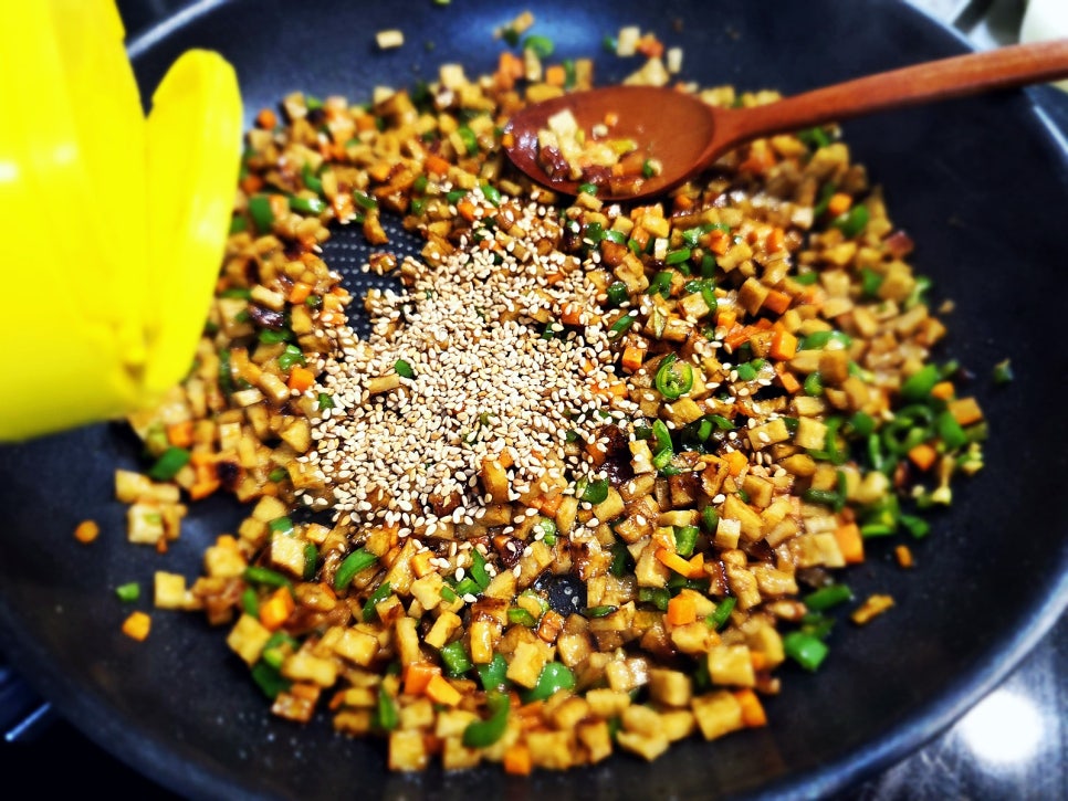 매운 어묵김밥 만들기 매콤 땡초김밥 오뎅요리 간단 김밥 만드는법