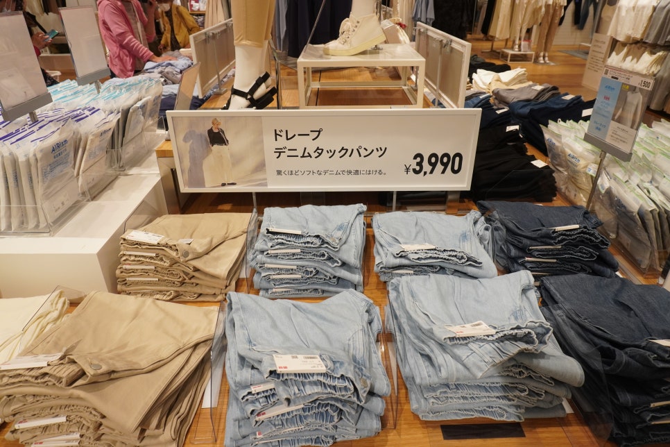 일본 유니클로 면세 가격 비교! 마리메꼬 원피스 등 텐진 후쿠오카 쇼핑리스트