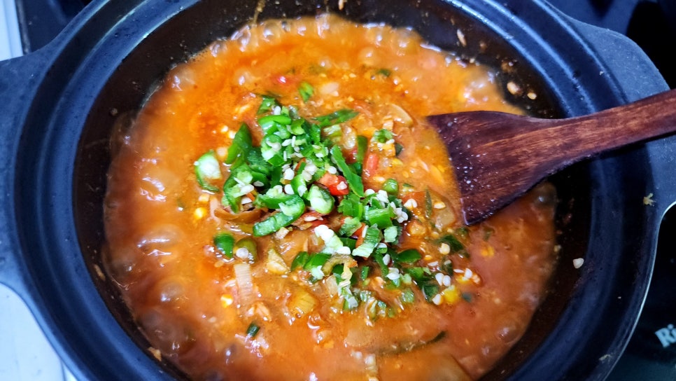 백종원 참치쌈장 만들기 강된장찌개 호박잎쌈 참치강된장 만드는법 호박잎찌기