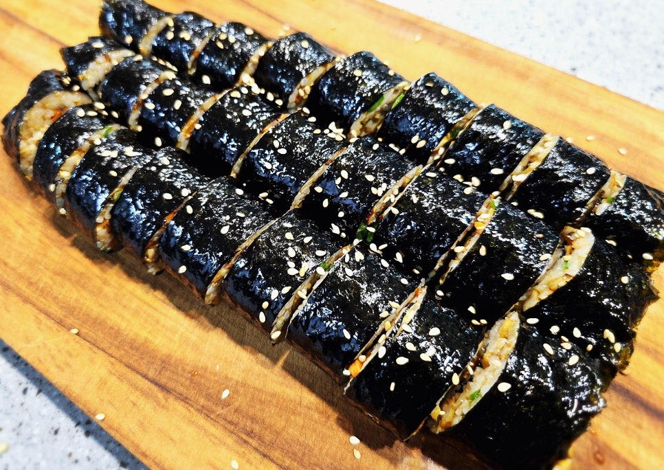 매운 어묵김밥 만들기 매콤 땡초김밥 오뎅요리 간단 김밥 만드는법