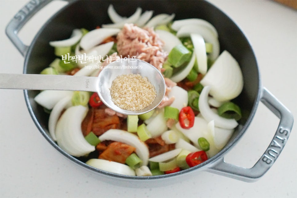 참치 김치찌개 맛있게 끓이는법 백종원 김치찌개 레시피