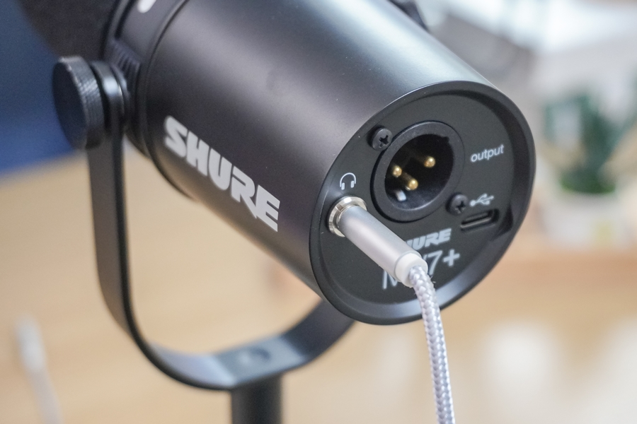 Shure MV7+ 슈어 유튜버마이크 추천 다이나믹 XLR C타입 지원 유튜브방송장비