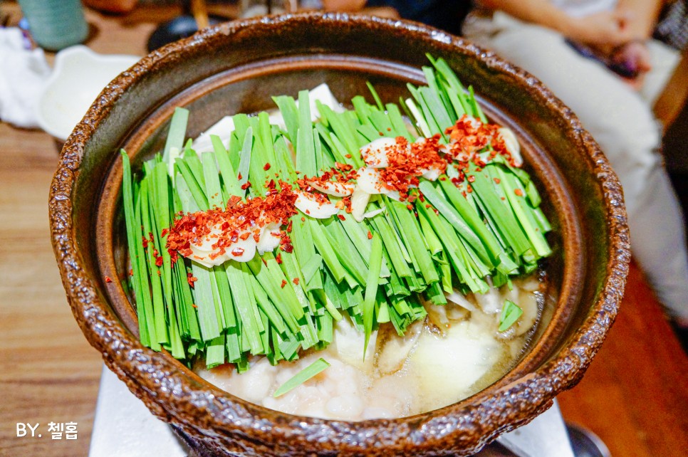 후쿠오카 모츠나베 맛집 코스 1인 혼밥 모두 가능 하카타 호우라쿠