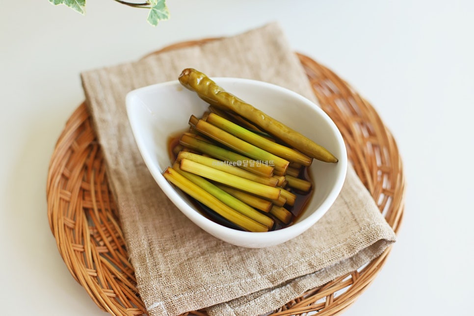 마늘쫑 장아찌 담그는법 간장 마늘쫑장아찌 만들기