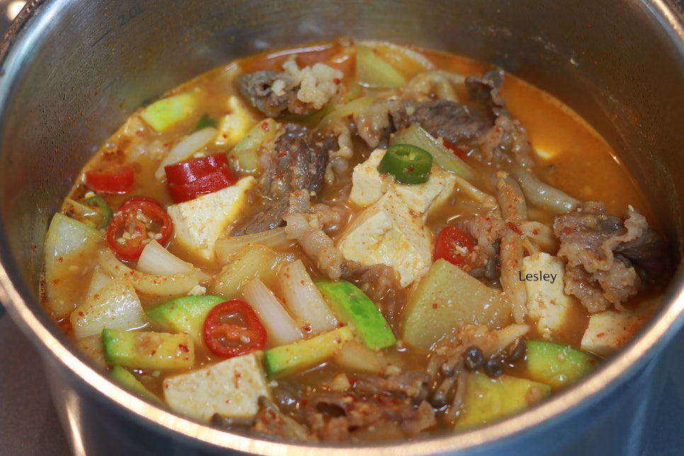 차돌박이 된장찌개 맛있게 끓이는법 차돌 된장찌개 레시피