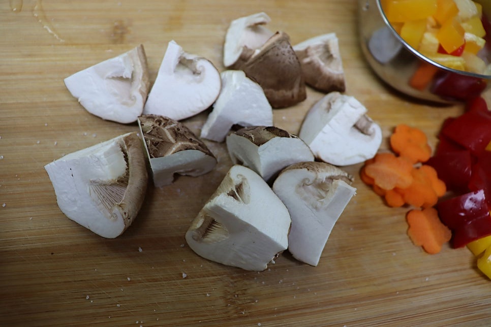 더덕요리 더덕탕수육 만들기 더덕 표고버섯 찹쌀 탕수육소스 레시피