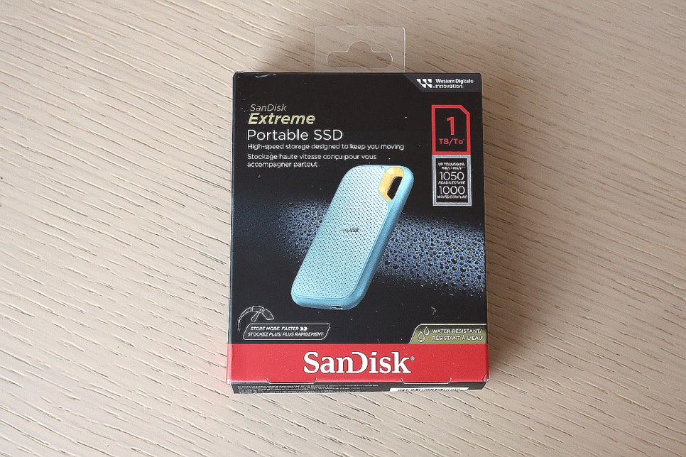 외장 SSD 추천 샌디스크 익스트림 포터블 SSD