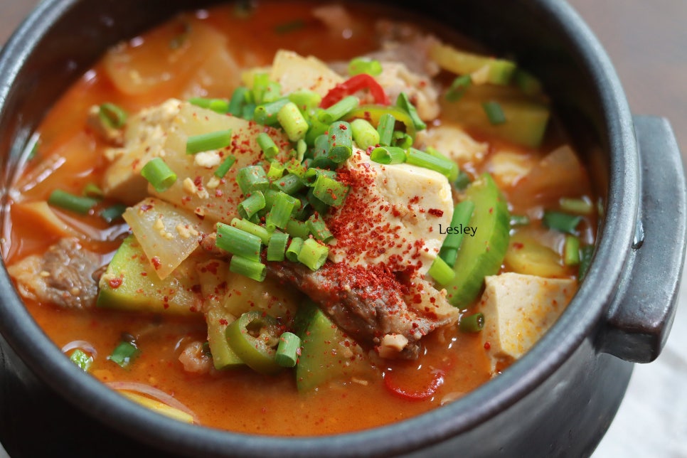 차돌박이 된장찌개 맛있게 끓이는법 차돌 된장찌개 레시피