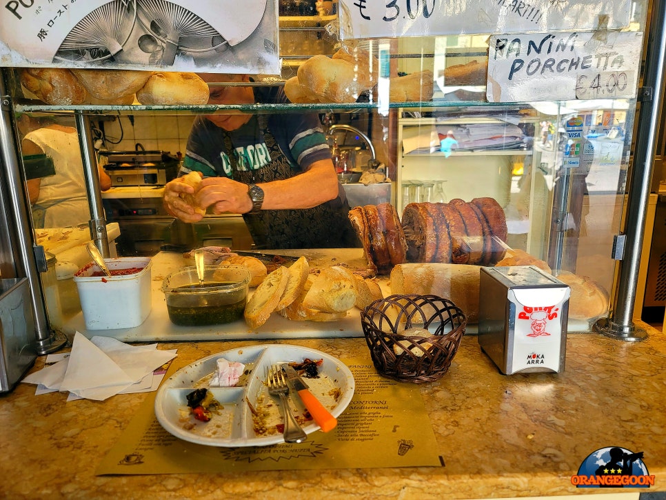 (이탈리아 피렌체 / 피렌체 중앙시장 #1) 피렌체를 대표하는 전통시장. 음식의 고장 토스카나를 온전히 즐길 수 있는 곳. <버지니아 카페>