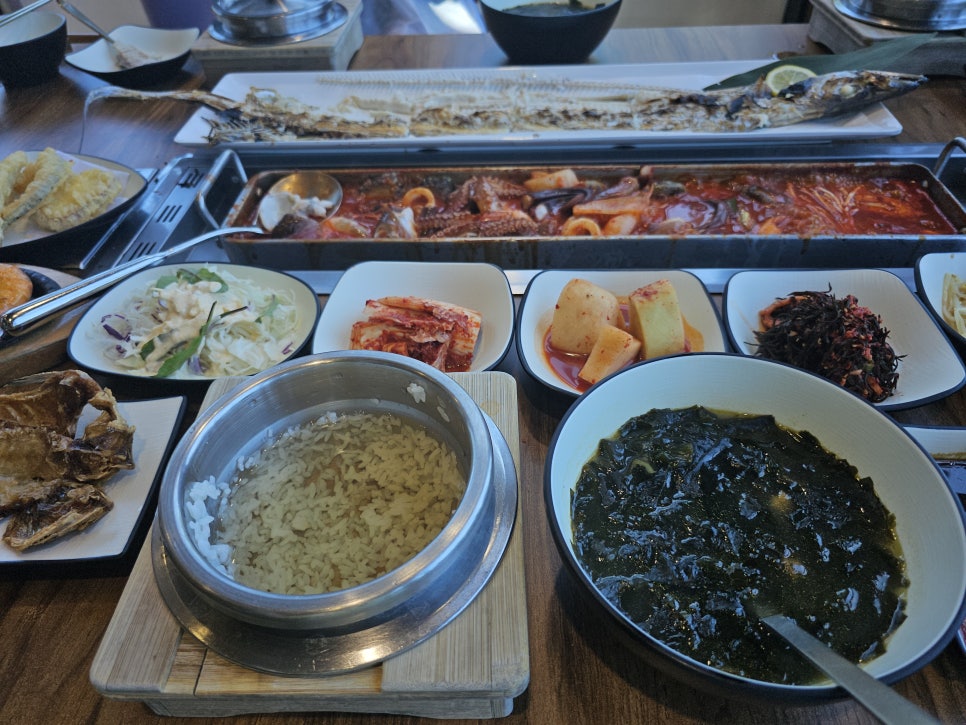 제주도 갈치 맛집 중문 cc 근처 통갈치 구이 조림 색달식당