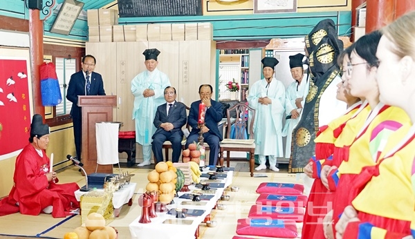 강병삼 제주시장, ‘제52회 성년의 날 전통 성년식’ 참석