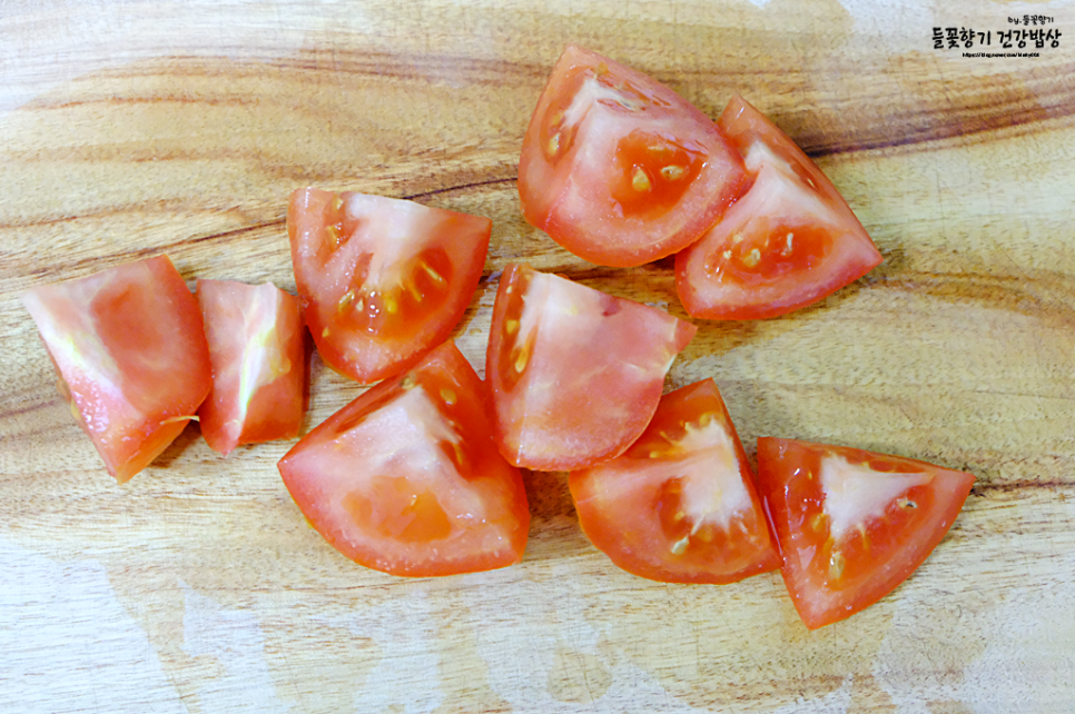 토마토 연두부 다이어트 샐러드 소스 만들기 연두부 요리