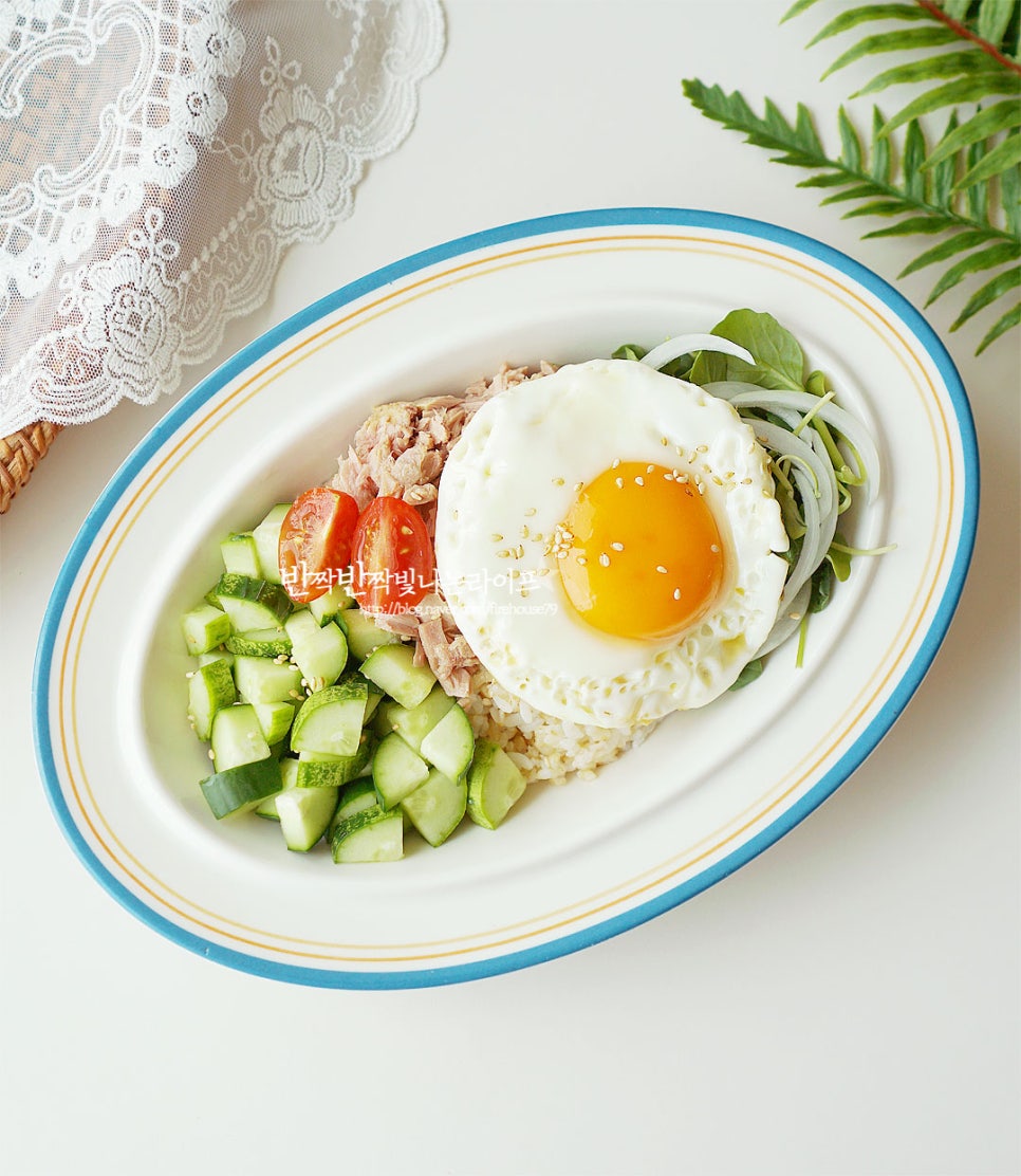 오이참치비빔밥 간장비빔밥 참치 오이비빔밥 레시피