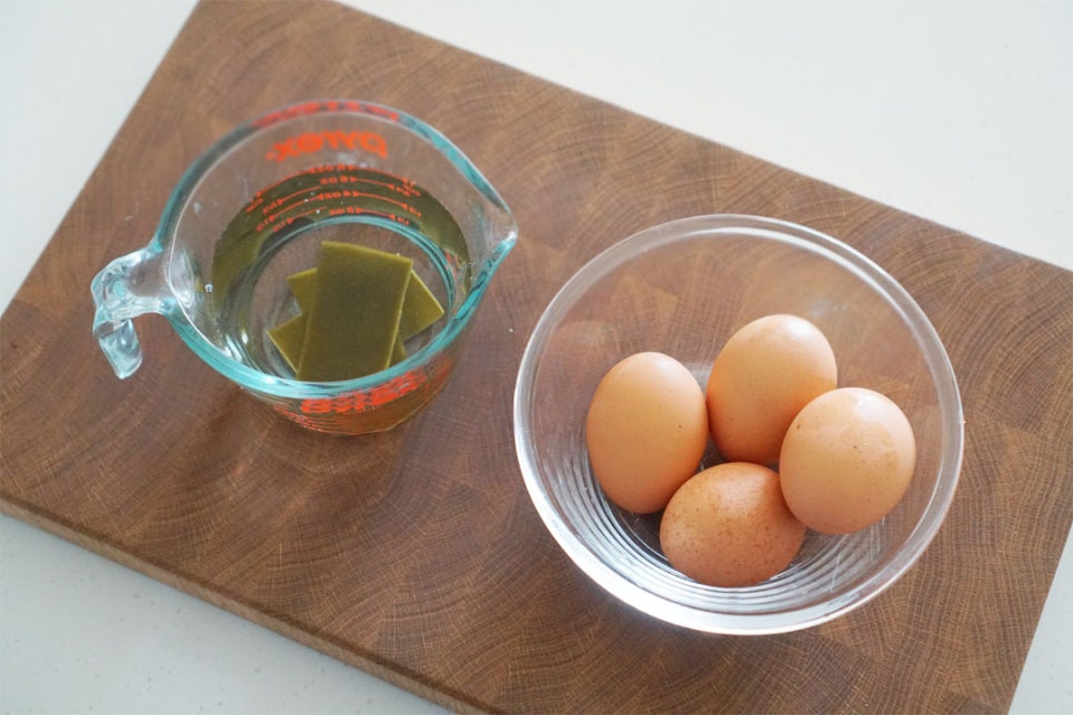 푸딩 계란찜 만들기 중탕 일본식 차완무시 부드러운 계란찜 만드는법