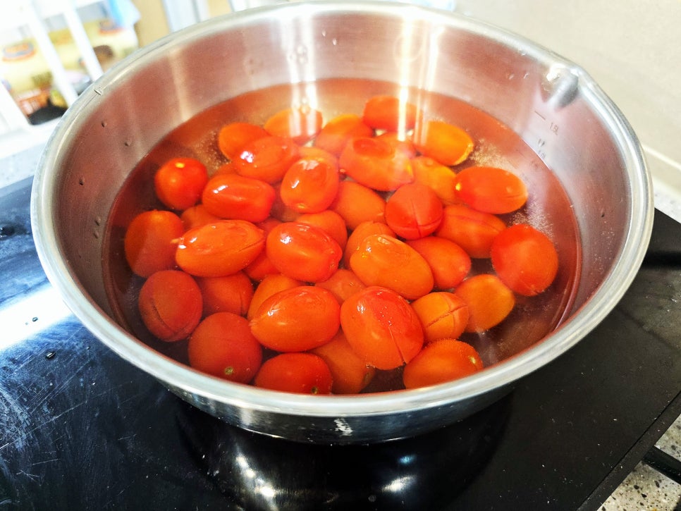 방울토마토 마리네이드 토마토절임 샐러드 만들기
