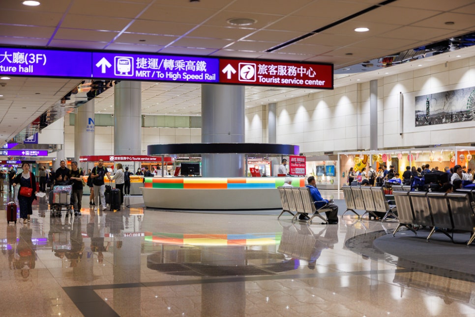 대만 공항철도 요금 가격 타오위안 공항에서 타이베이역 MRT 이지카드