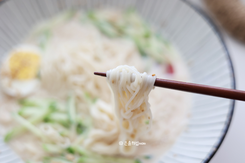 두유 콩국수 만들기 w.매일두유 고단백 설탕 넣지 않은 두유