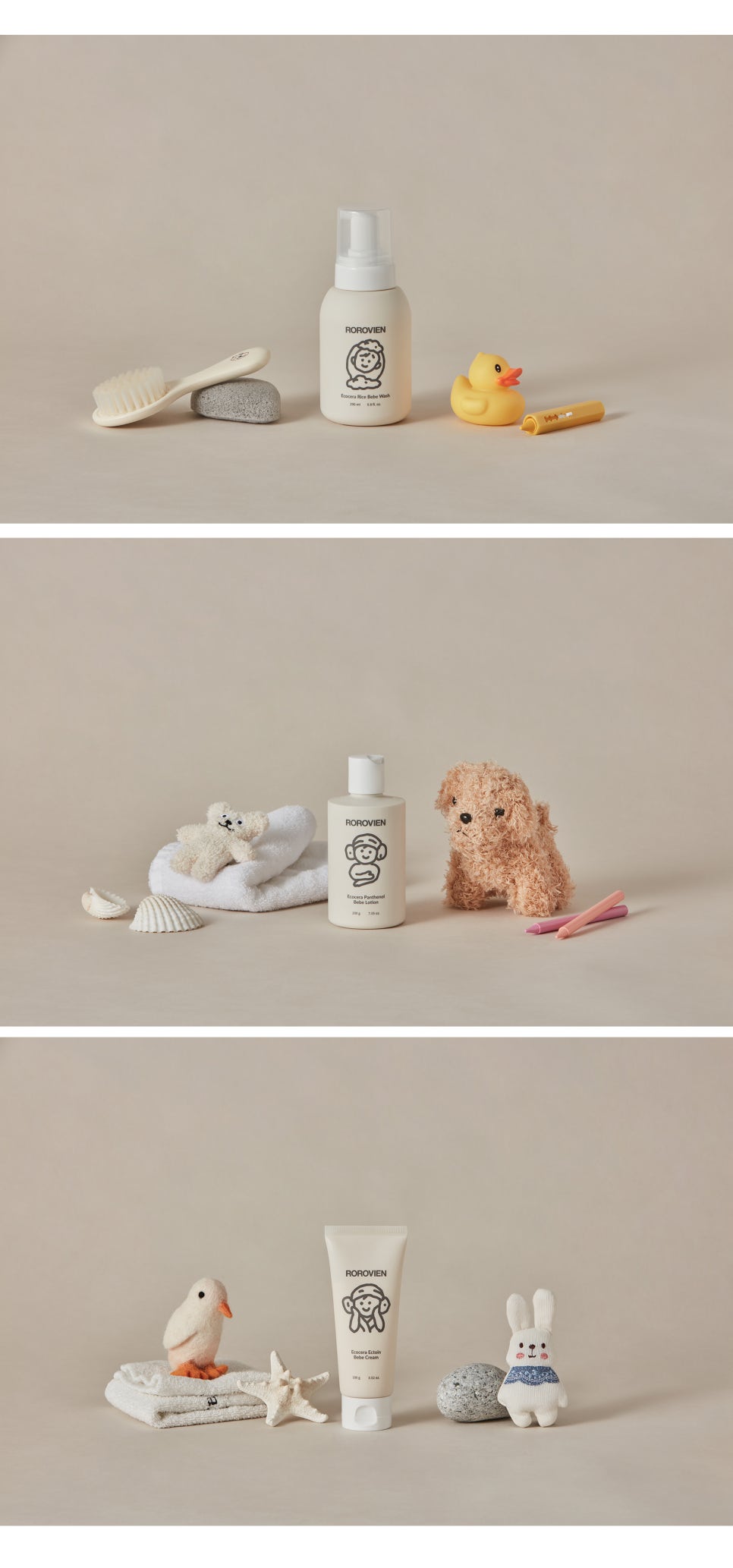 라비앙, 영유아 어린이 화장품 '로로비앙' 브랜드 런칭! 순한 바디워시, 로션, 크림