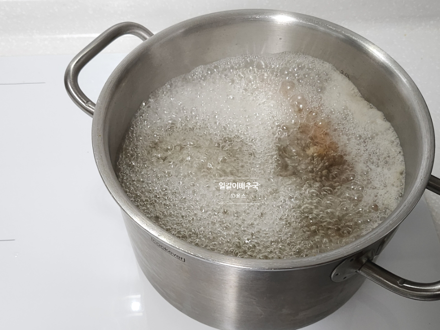 얼갈이 배추된장국 끓이는법 배추국 된장국 끓이는법