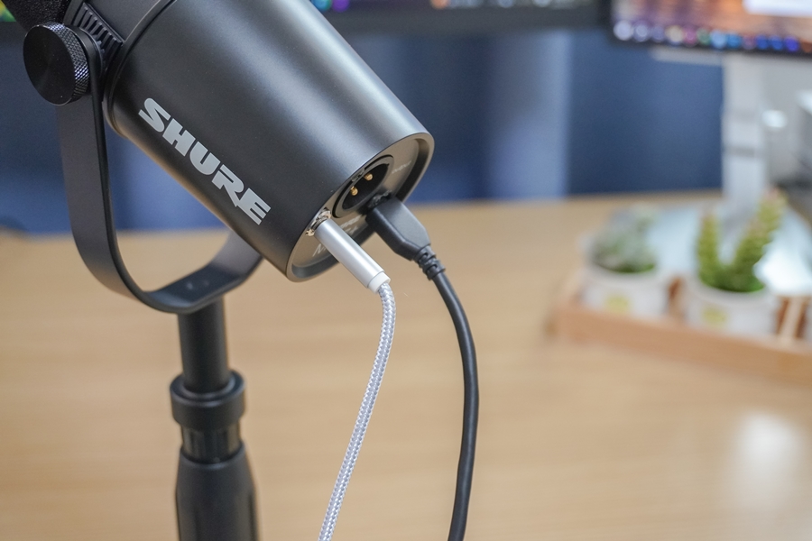 Shure MV7+ 슈어 유튜버마이크 추천 다이나믹 XLR C타입 지원 유튜브방송장비