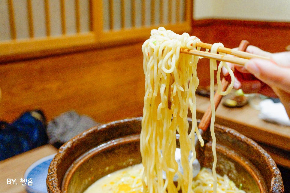 후쿠오카 모츠나베 맛집 코스 1인 혼밥 모두 가능 하카타 호우라쿠