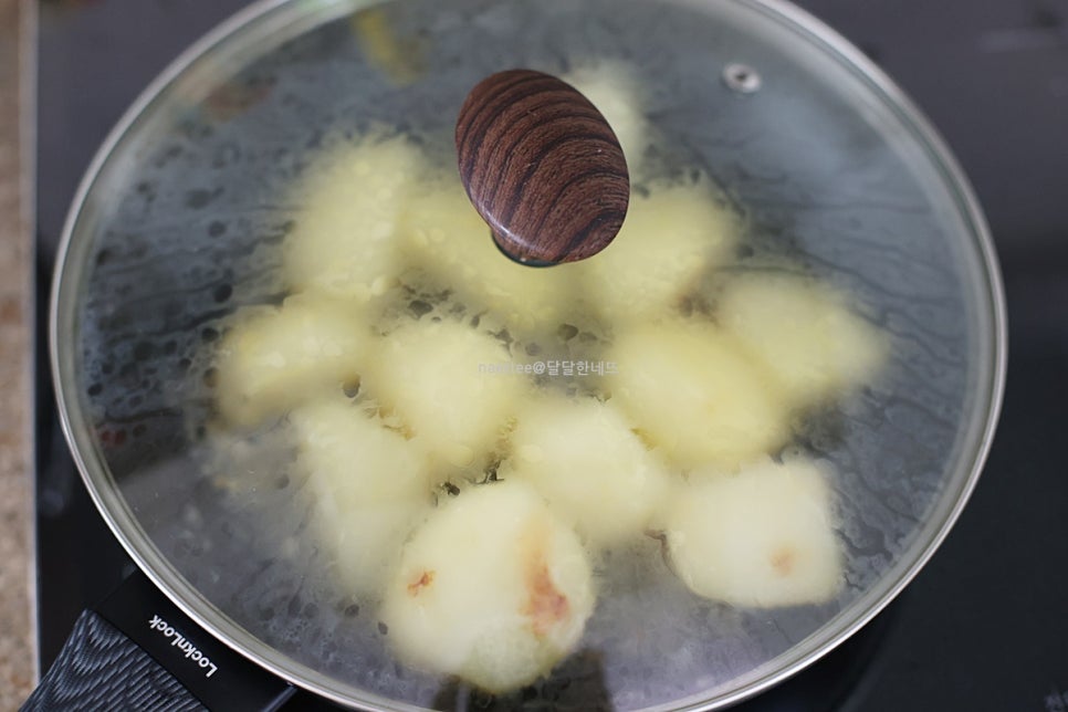 류수영 버터감자 만들기 통감자버터구이 휴게소감자 간식 만들기