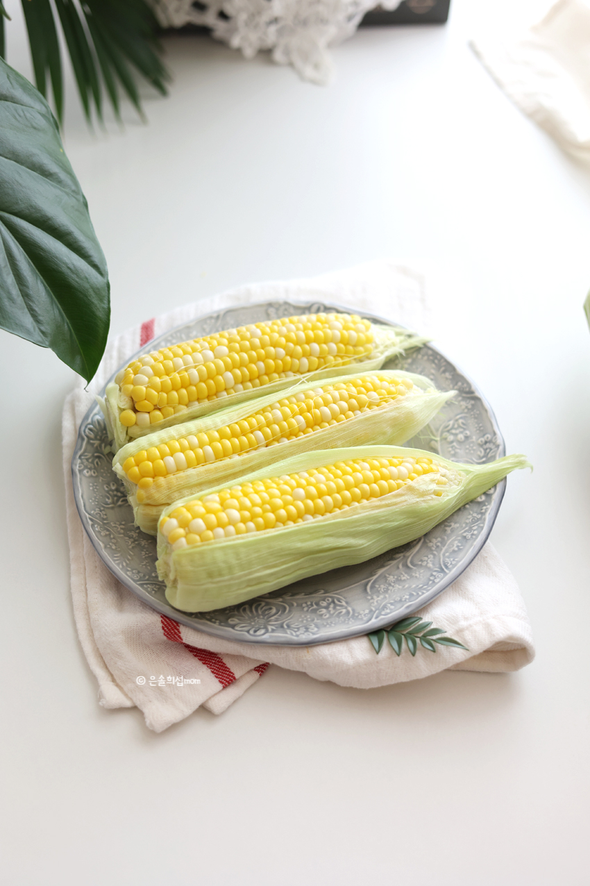 초당옥수수 찌기 칼로리 초당옥수수 전자레인지 먹는법