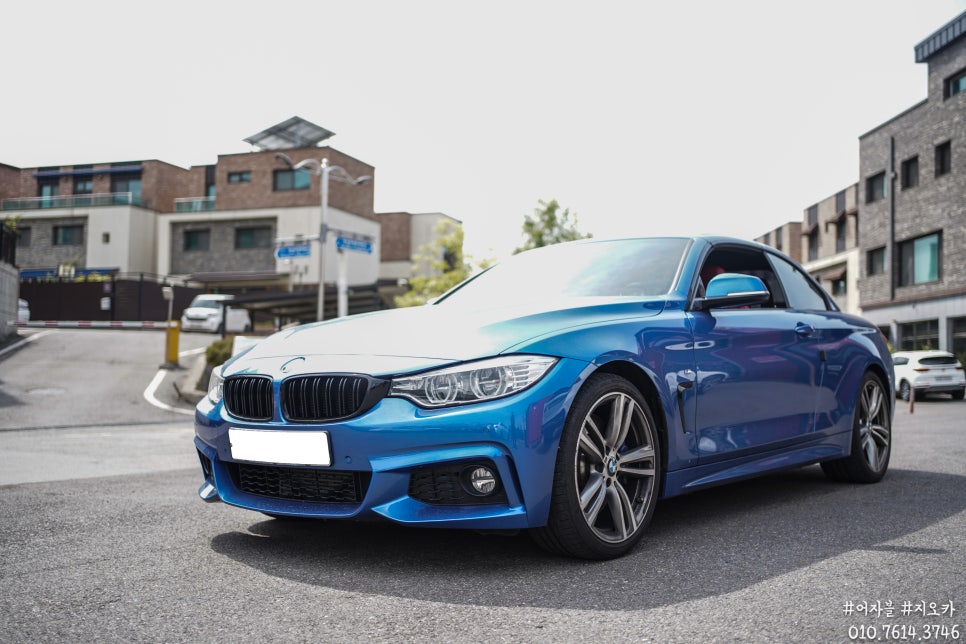 BMW 4시리즈 428i 차량 구매후 엔진오일 교환부터