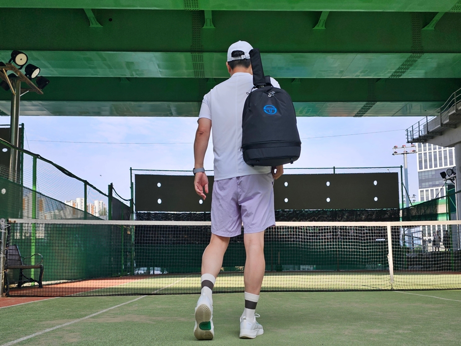세르지오타키니 테니스 가방 추천, 라켓백과 고급스러운 남자 노트북 가방, 데일리 백팩으로도 가능