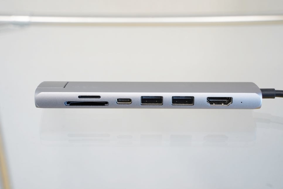 사테치 7in1 맥북 USB C타입 멀티 허브 스페이스 그레이 사용기