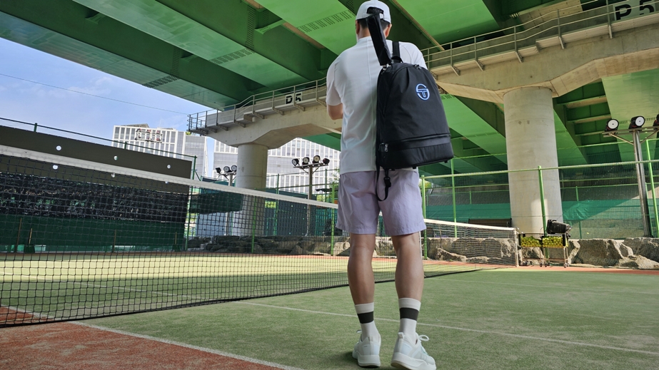 세르지오타키니 테니스 가방 추천, 라켓백과 고급스러운 남자 노트북 가방, 데일리 백팩으로도 가능