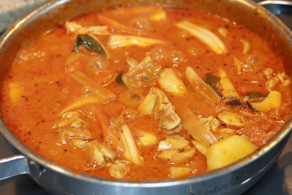 로제 찜닭 레시피 순살 찜닭 소스 만들기