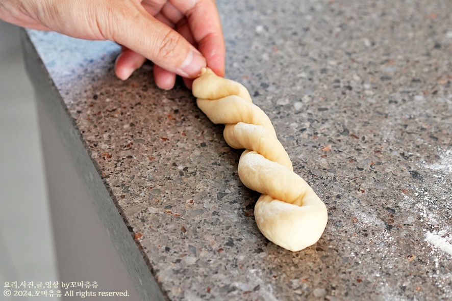 찹쌀 꽈배기 만들기 도넛 박수받는 아이 간식 만들기
