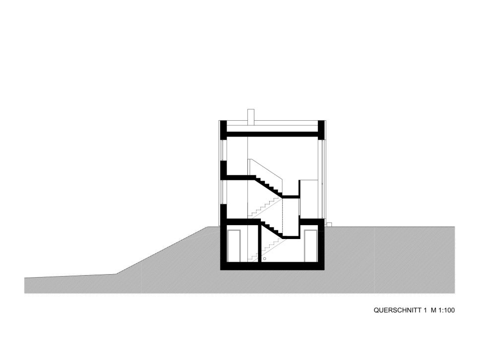 심플한 외관을 가진 저 에너지 주택, House J-T by Juri Troy Architects
