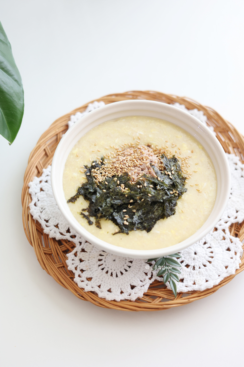 퀵 오트밀 먹는법 맛있게 오트밀죽 참치계란죽 만들기