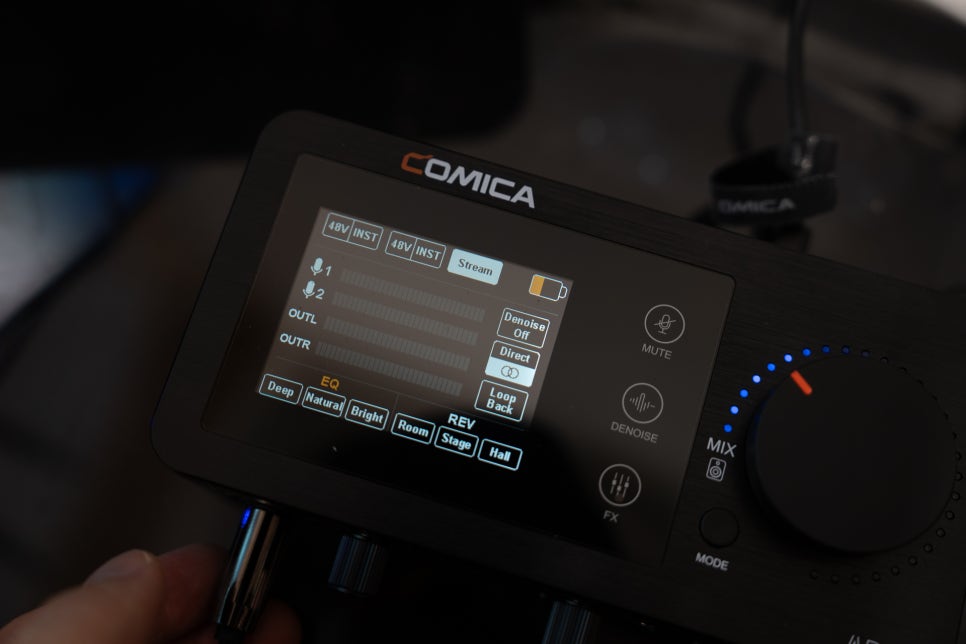 코미카 AD5 오디오 인터페이스 - 교회 OBS 방송을 위한 새로운 음향 장비