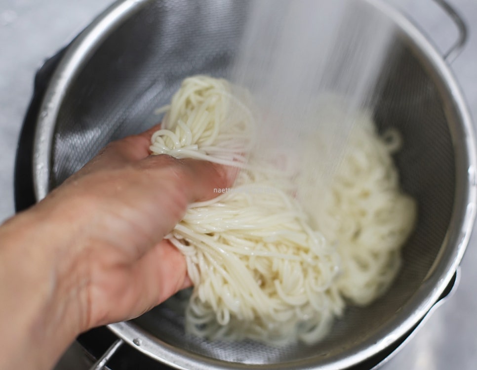 백종원 콩국수 만들기 두부콩국수 콩물 만들기