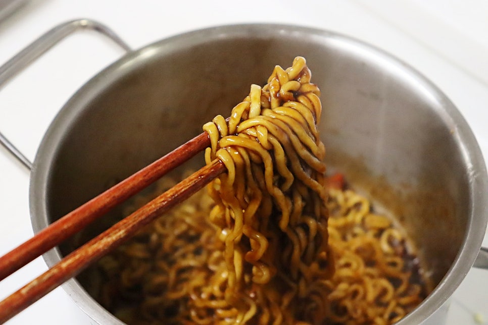 짜계치 레시피 짜파게티 라면 맛있게 끓이는법 라면요리