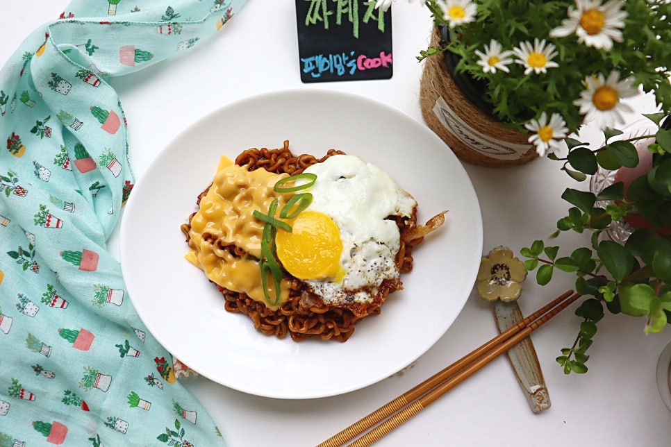 짜계치 레시피 짜파게티 라면 맛있게 끓이는법 라면요리