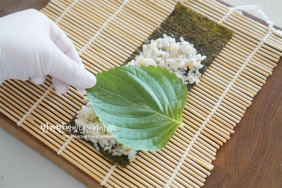 스팸김밥 만들기 스팸 사각김밥 만드는법