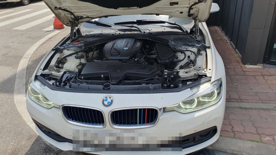 bmw 320d dpf크리닝 흡기클리닝, 가변 스월 플랩 고장,dpf 잔여 주행거리