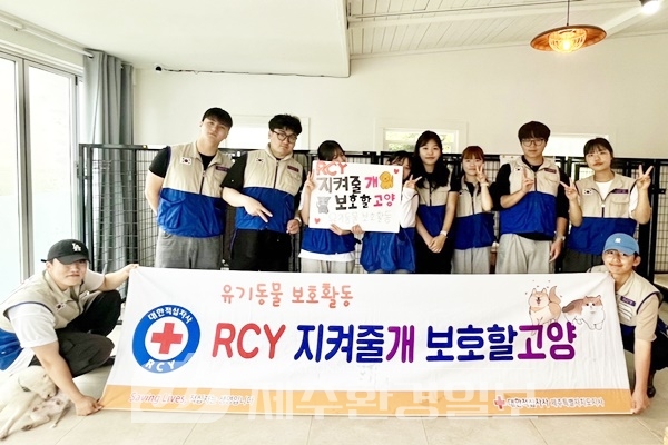 적십자사, RCY 지켜줄개 보호할고양 활동