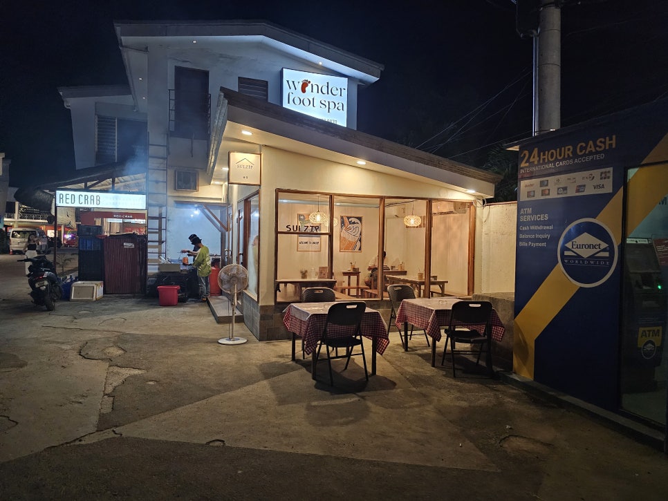 필리핀 보홀 맛집 술집(SULZIP) 알로나비치 산책 후 두 번 방문